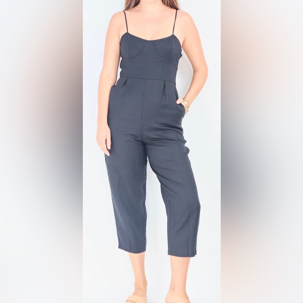 ACACIA Teddy Jumpsuit in Navy